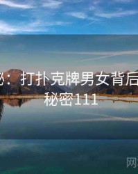 深度揭秘：打扑克牌男女背后的谜团 · 秘密111