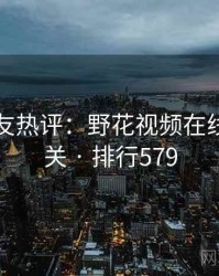 十大网友热评：野花视频在线观看相关 · 排行579