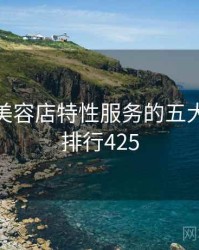 整理：美容店特性服务的五大看点 · 排行425