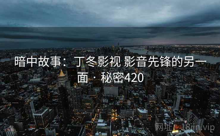 暗中故事：丁冬影视 影音先锋的另一面 · 秘密420